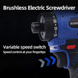 16.8V Brushless Lithium Hand-held Rechargeable Screwdriver Electric Tool Torque Drill