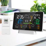 Tuya WIFI Station - 7.5'' Display Thermometer Hygrometer with Indoor/Outdoor Rain/Wind Gauge and Weather Forecast.