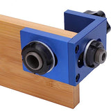 3-In-1 Punching Locator Round Wood Tenon Woodworking Punching Locator Kit Blue&Black For Woodworking Drilling
