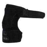Heated Shoulder Pad Vibration Adjustable Soreness Relief Soft Safe Heated Shoulder Brace Portable Hot Compress for Home for