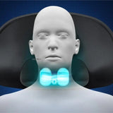 Cervical curvature straighten kneading household hot compress neck pillow massager