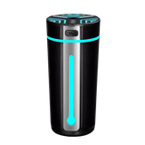 1pc Portable USB Silent Humidifier with Aromatherapy and Colorful Night Light for Home, Car, and Bedroom