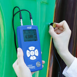 Linshang LS212 Ultrasonic Thickness Gauge Measuring Range 0.8-350mm Non-destructive for Metal Glass Ceramics and Plastics