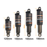 Discount Bicycle Oil Spring Rear Absorber 125/150/165/190mm Adjustable Shock Damper Reducer For Mountain Bike Scooter