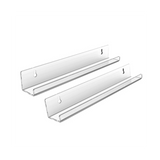 10Pcs Transparent Acrylic Shelf Stand Wall Mounted Record Holder for Vinyl Album Display Storage Rack