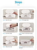 Facial tool cleaner Ultrasonic makeup tools Jewelry watch razor dentures glasses cleaning box