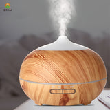 1pc 500ml Wood Grain Aroma Diffuser and Humidifier with Remote Control - Perfect for Home and Office Aromatherapy and Air Purification
