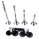 Air Horn Set  Sound High Strength 12‑24V 4 Trumpet Train Horn Weatherproof 130dB for Boat for Car for Truck