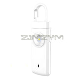 130dB Self Defense LED Flashlight Loud Keychain USB Rechargeable Emergency Protective Supplies Women Outdoor Alarm