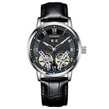 GUANQIN Luxury Fashion Brand Two Hand Wheel Automatic Mechanical Watch Men's Watch Sapphire Stainless Steel Relogio Masculino