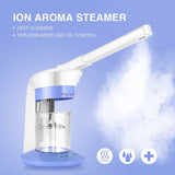 2-in-1 Facial Steamer Hair Therapy Steamer  Home Ozone Steaming Ion Sprayer Skin Care Machine for Home