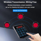 Restaurant Pagers Wireless Calg System 10 Vibrator Coaster Buzzer Beeper Receivers Queuing For Coffee Food Truck Bar Hotel