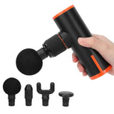 Muscle Massager Mini Portable Massage Gun with 4 Heads for Office Gym Home Body Relaxing