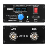 ATU-10-0A Aluminum Alloy Shortwave Antenna Tuner 20W 1.8-30Mhz Shortwave Power Meter Standing Waves Meter