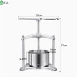 Household Manual Fruit Wine Press 6L Grape Berry Apple Juice Pressing Vegetable Dehydrating hine Commercial