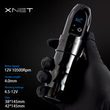 Electric Wireless Tattoo Machine Rotary Battery Pen Strong Coreless Motor LCD Digital Display for Artist Body Permanent Makeup