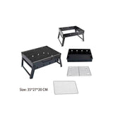 Medium Thick Folding Barbeque Grill, Outdoor Portable Barbeque, Household Charcoal BBQ, Factory Price