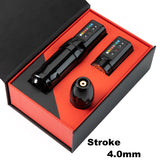 2023 NEW Flux Professional Wireless Tattoo Machine Powerful Coreless Motor 4.0MM Stroke RCA Adapter  With Extra Battery