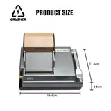 CRUSHER HK-2 Fully Automatic Tobacco Rolg hine for 6.5/8mm Tube Electric Cigarette Inject Roller Maker with Roll Tray Tool