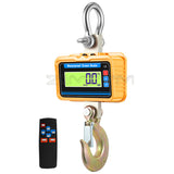 3000KG Electronic Hanging Scale Waterproof Crane Scales Remote Control Heavy Duty Alloy Steel Hook Weighing Tools 3T LCD Display