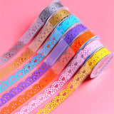 Roll Paper Hollow Lace Waterproof Handmade Decoration Creative Delicate DIY Handicraft Tape