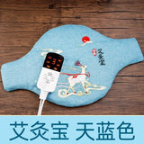 Household Portable Electric Heating Moxibustion Bao Mugwort Waist Abdomen Warm Palace Hot Compress Physiotherapy Bag New