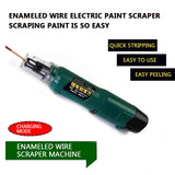 Newly Upgraded Electric Copper Enameled Wire Peeling Paint Scraper Motor Repair Tool Rechargeable Version