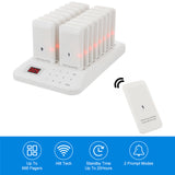 Wireless Restaurant Coaster Buzzer Pager Receiver System - Ideal for Bars, Cafes, Fast Food Shops, Churches & More