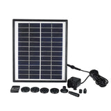 5W 12V Solar Powered Fountain Pump - For Bird Bath & Garden Pond