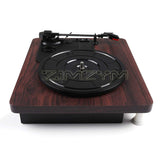 3 Speed Vinyl Record Player Portable Retro Gramophone Home Decoration Turntable Disc Ruby Phono Output Audio