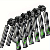 3/4/6psc Metal Hand Grip Set, 50LB-300LB Non-Slip Heavy-Duty Grip Strengthener