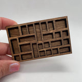 1:12 Trinket Crystal Shelf Dollhouse Decor Printers Tray Miniature Easy To Use