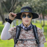 Lightweight portable outdoor camping sun hat, taking up little space making your travel more relaxed and convenient.