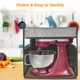 1pc Professional Dust Covers for 4.5 and 5 Quart Vertical Mixers - Transparent Front Panels, Blender Accessories