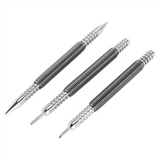 3 Pcs and Hinge Pin Tool Center Punch Spring Loaded Nail Set for Door 1/32 1/16 Dual Head, 1/8 Inch