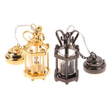 1 PCS 1: 12 Dollhouse Miniature LED Light Wall Lamp Lighting Home Furniture Model A