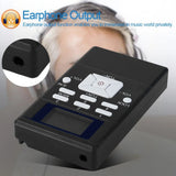 Mini Portable DSP Stereo FM Digital Clock Receiver for Simultaneous Interpretation Clip-on Radio Earphone Lanyard 1.2