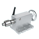Movable Mohs CNC Tailstock Telescc Stroke 45MM Center Height 65MM for 4 MT2 Rotary Axis Woodworking Lathe Tools