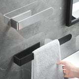 Non perforated lighting rack, sticker, kitchen and bathroom towels, towel rack