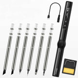 HS-01 PD65W Intelligent Portable Electric Soldering Iron Internal Heating Digital Display Constant Temperature Maintenance Welding