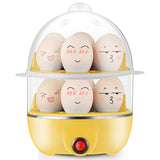 220V Multifunctional Electric Boiler Double Layers Egg Cooker Mini Steamer Poacher Kitchen Cooking Breakfast hine