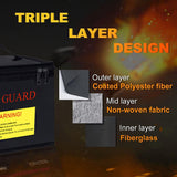 Fireproof Lipo Safe Explosionproof Protective Waterproof Bag w/Zippers for Battery Storage Charging 21.5*16.5*14.5cm