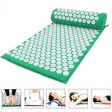 Massager (appro.67*42cm)Cushion Shakti Acupressure Relieve Back Body Pain Spike Acupuncture Massage Mat with Pillow