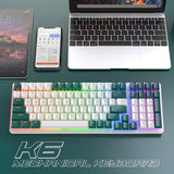 K96 Gaming nical RGB Backlight 100 Key Hotswap Red/Green Switch 2.4G/BT5.0 Wireless Keyboard for PC Computer Gamer