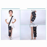 Children's Adjustable Knee Fixation Braces Bracket Orthosis Portable Lower Extremity Knees Ligament Injury Protector Relief Pain