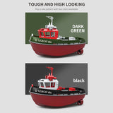 Christmas 1:72 Boat Pool Lake, 2.4GHz Remote Control Tugboat Adults & Kids Birthday Gift for Boys
