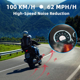 WAYXIN Motorcycle Helmet Intercoms 2-Way 30M BT Headset Noise Reduction Headphone IP67 Waterproof Support Hands-Free Calls