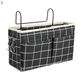 Multifunctional Dormitory Bed Side Pouch Organiser Bedside Hanging Bags Bed Holder Pockets Household Bedside Storage Hanging Bag