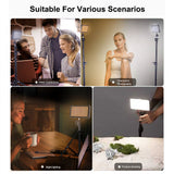 Photographic Lighting LED Video Light Fill Light Vlog Light Conference Lighting for 3200K-6500K Camera Light WIith Charger