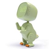 Bedside LED Kids Alarm Clock Children's Sleep Trainier Digital Display With Voice Control Cute Dinosaur Living Room Decor